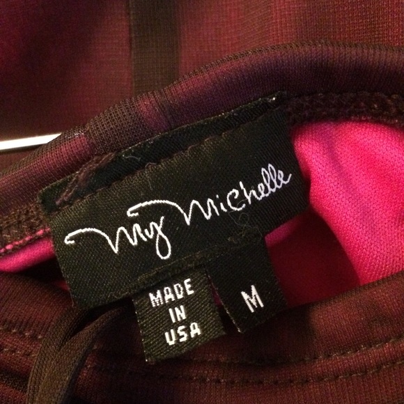 Purple and pink homecoming/prom dress - Picture 4 of 4